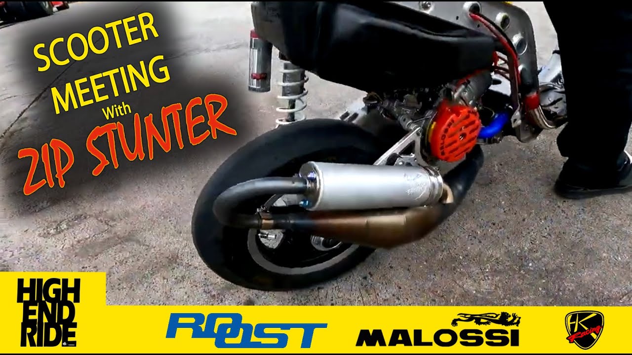 Zip Stunter Roost Havoc 98cc | Yamaha Aerox Polini 94cc DDL Tuning