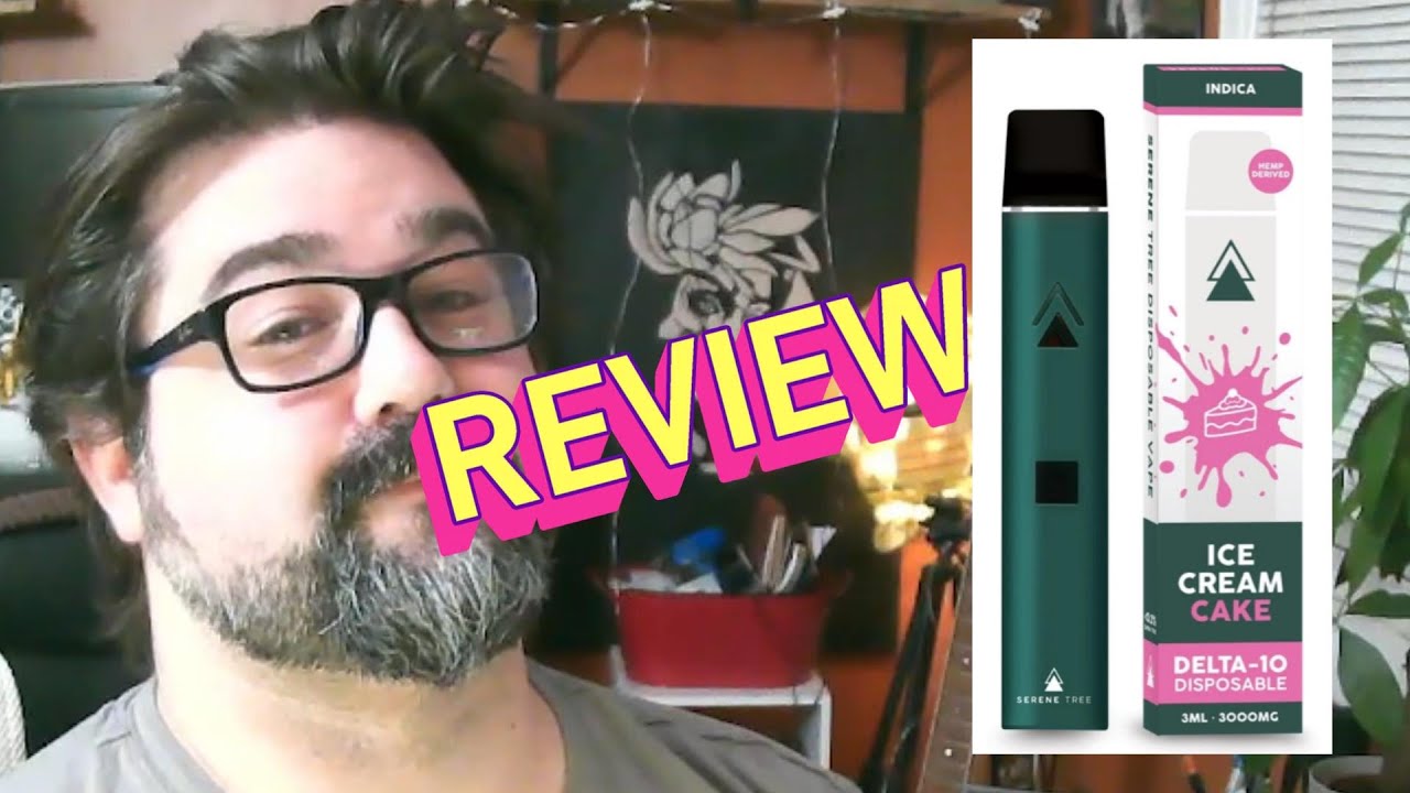 Serene Tree Delta-10 THC Disposable Vape (Ice Cream Cake 3000mg) REVIEW