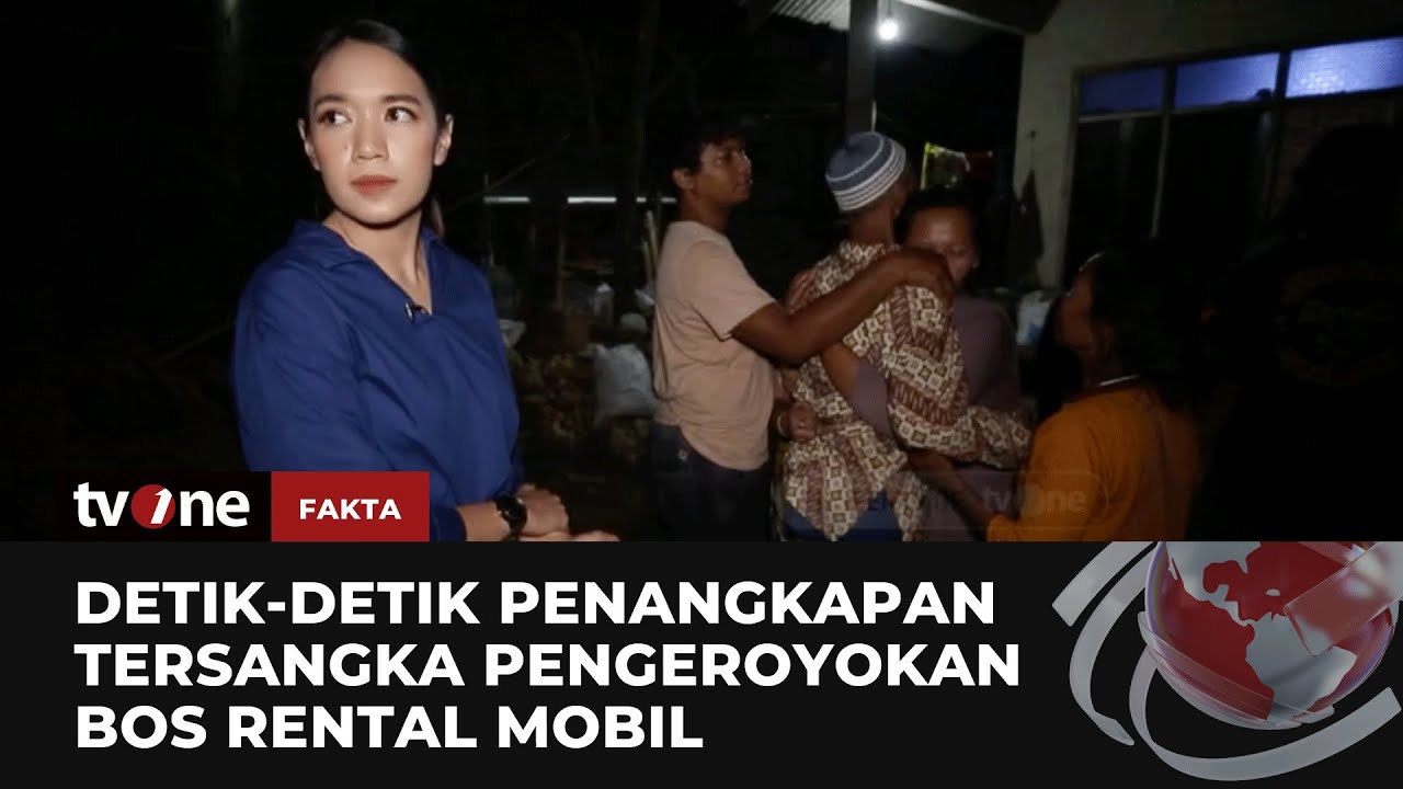 Penangkapan dan Penggeledahan Rumah Tersangka Pengeroyokan Bos Rental Mobil di Pati | Fakta tvOne