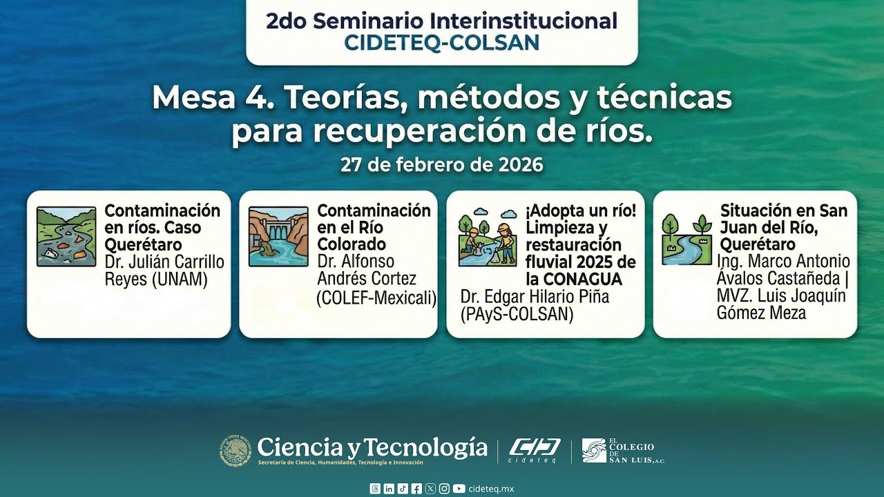 Cuarto Capítulo - 2° Seminario Interinstitucional CIDETEQ-COLSAN