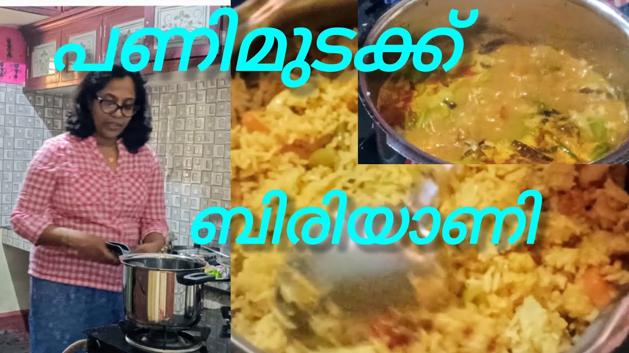 പണിമുടക്ക് ബിരിയാണി @Achinthyaaprasadfamilyvlog #Strike Biryani 🥰#Cooking #Cooker Biryani # 
