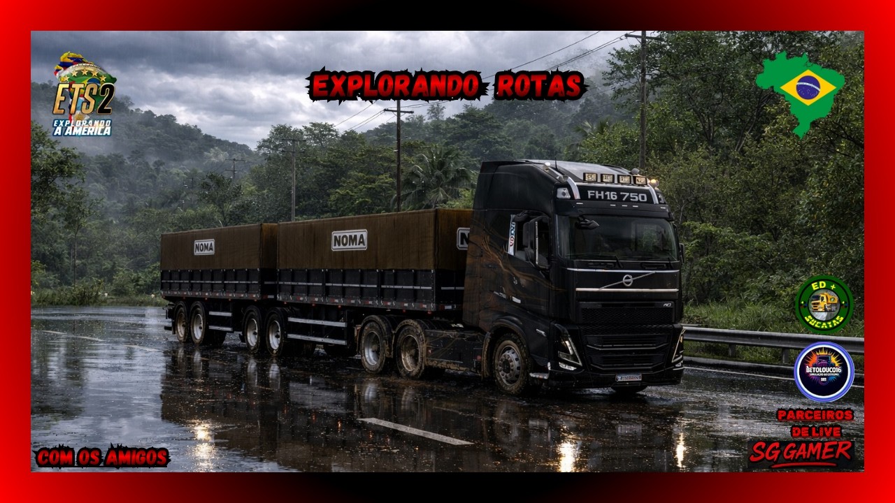 JOGANDO ETS 2 1.58 - MAPA EAA VAMOS EXPLORAR - USANDO PLUGIN SNOWYMOON