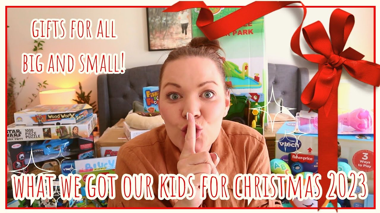 WHAT WE GOT OUR KIDS FOR CHRISTMAS 2023 || Christmas gift guide (8yo, 3yo & 9mo) Aussie family of 6