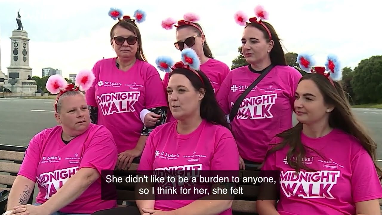 St Luke's Hospice Plymouth | ITV Westcountry Midnight Walk 2023