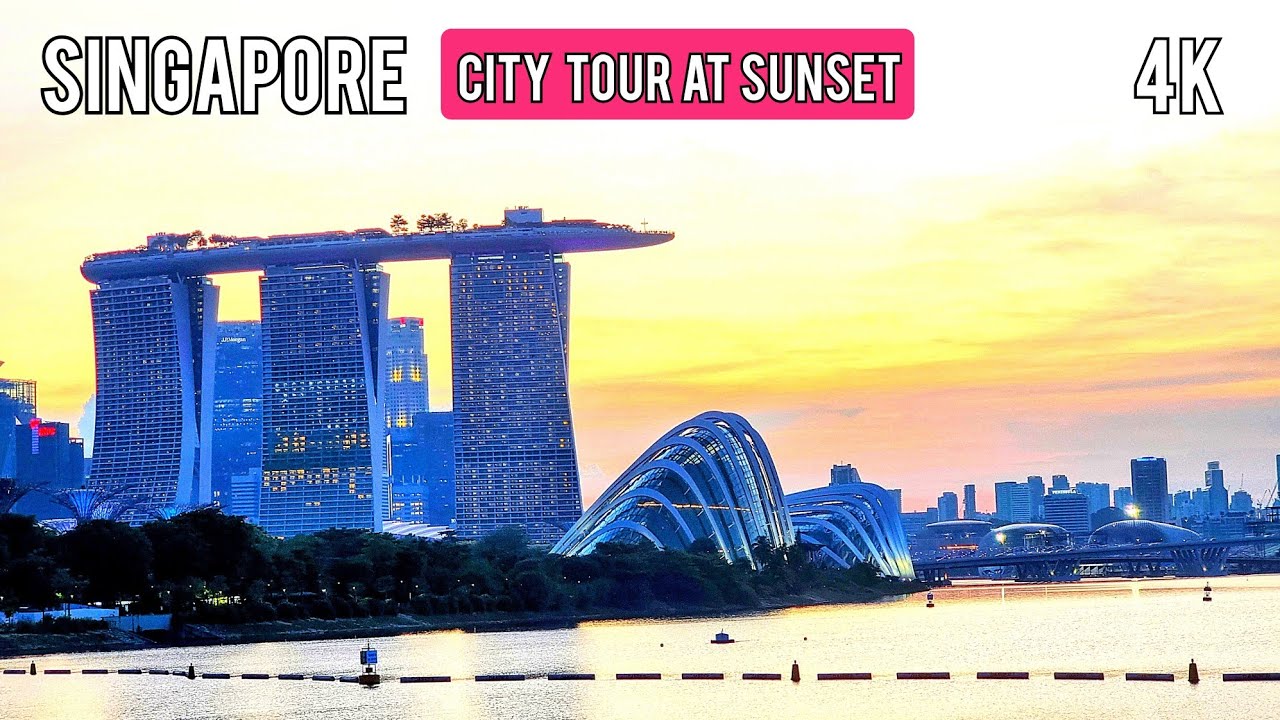 Singapore City Tour at Sunset