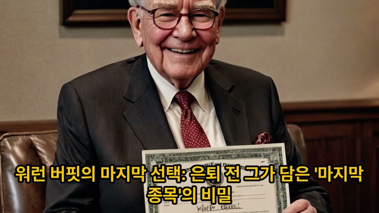 워런 버핏이 은퇴 직전까지 쓸어담은 종목의 정체는? #워런버핏 #버크셔해서웨이 #2026투자전략 #S&P500 #애플주가 #옥시덴탈 #에너지주 #가치투자 #배당주 #자사주매입