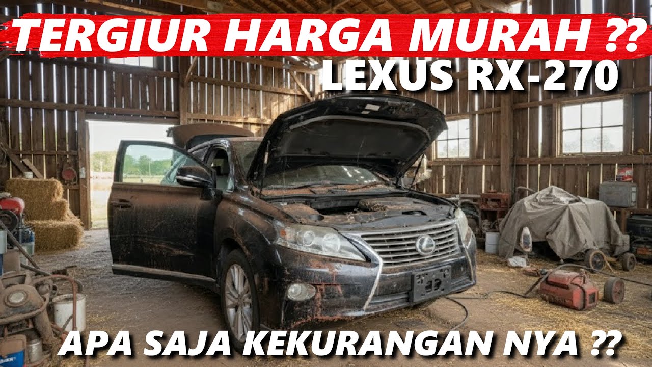 LEXUS RX270, LEXUS YANG SUDAH TIDAK MAHAL LAGI ‼️APA SAJA KEKURANGAN NYA ⁉️