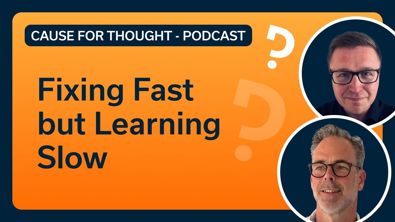 Fixing Fast but Learning Slow - Why Incident Management Fails