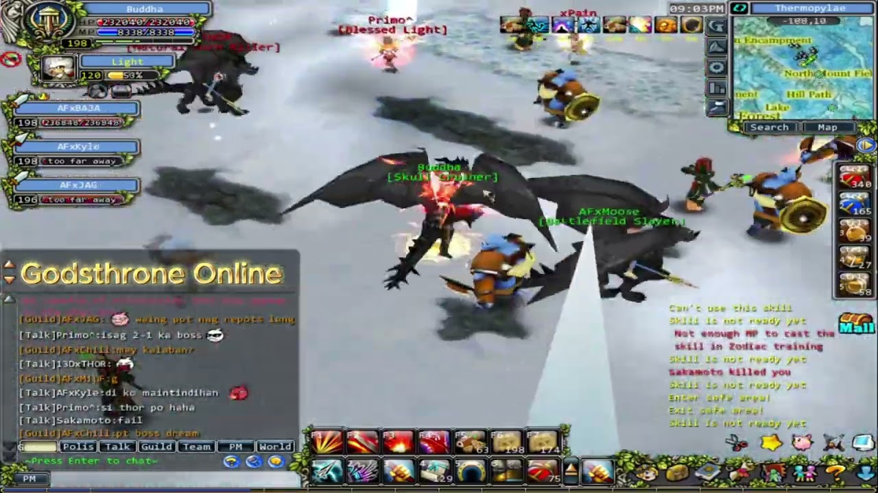 Godsthrone Online (MOST INTENSE FIGHT WORLD BOSS)