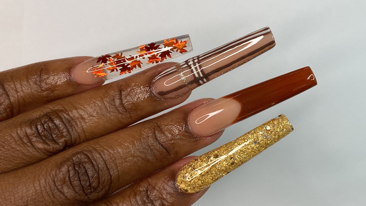 Cheyenne Inspired Nails | Watch Me Do my Acrylic Nails | Encapsulated Nail Art | Gel Art Nails