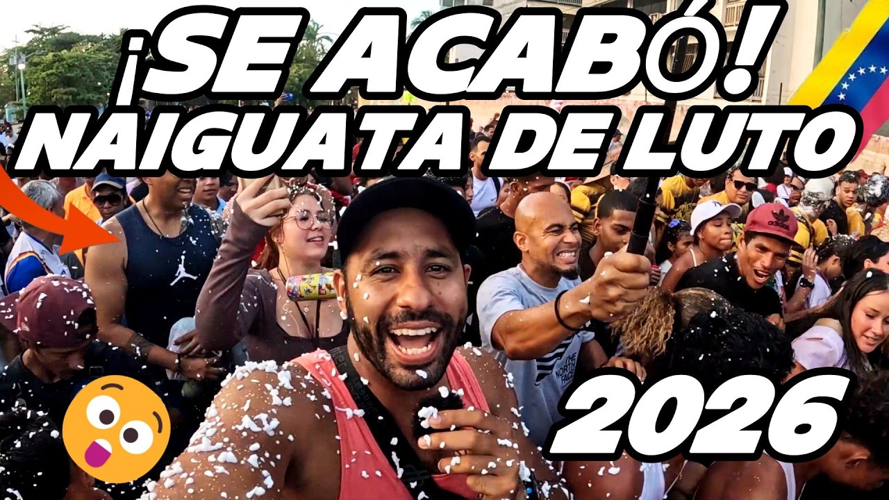 ¡LOCURA total en LA GUAIRA!🤪​Entierro de la SARDINA 2026 NAIGUATA VENEZUELA🇻🇪😱 | #laguaira #sardinas