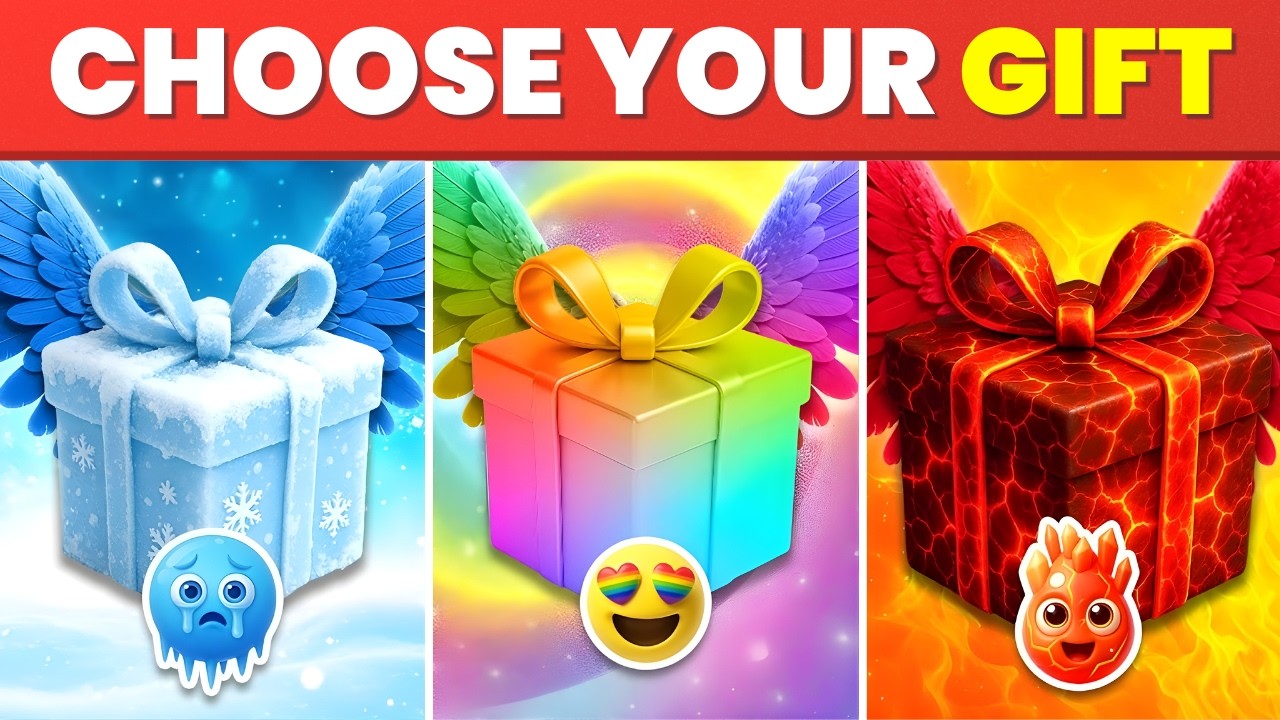 Choose Your Gift...! Rainbow, Ice or Lava ⭐🌈🖤 How Lucky Are You? 😱