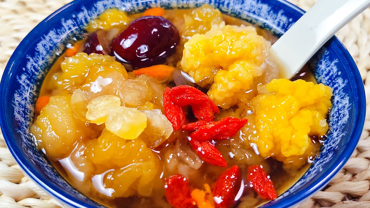 素燕窩✨極品養顏美容✨黃耳逆齡抗衰老爆滿骨膠原💯雪蓮子滋陰潤肺👍改善膚色🌸桃膠潤腸通便❗滋潤皮膚❗中式甜品🥣糖水 Chinese Dessert Sweet Soup （166）