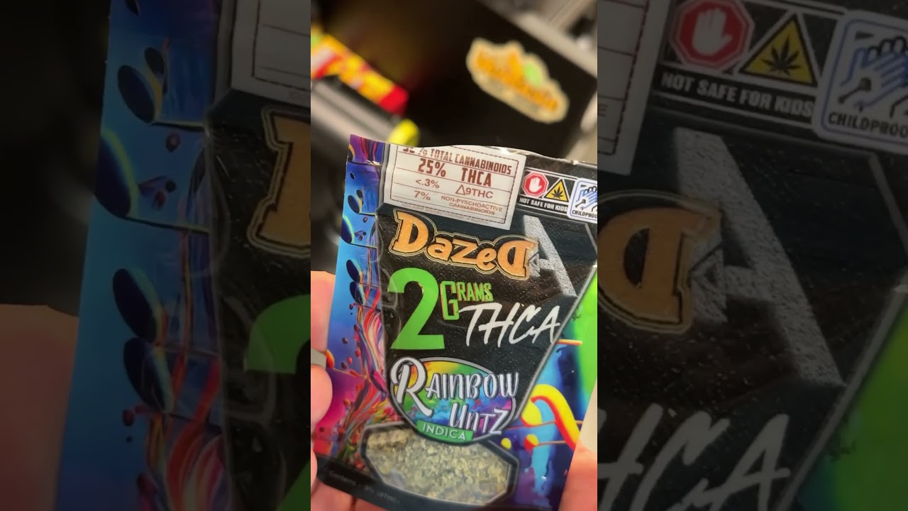 Dazed 2 gram thc-A flower. #review #comedy #subscribe #trending #youtubeshorts #instagram #thc