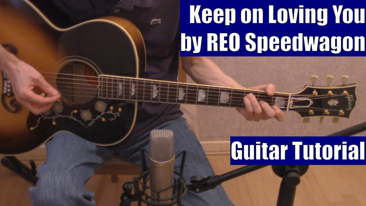 Keep on Loving You by REO Speedwagon (Guitar Tutorial with Isolated Vocal Track by REO Speedwagon)