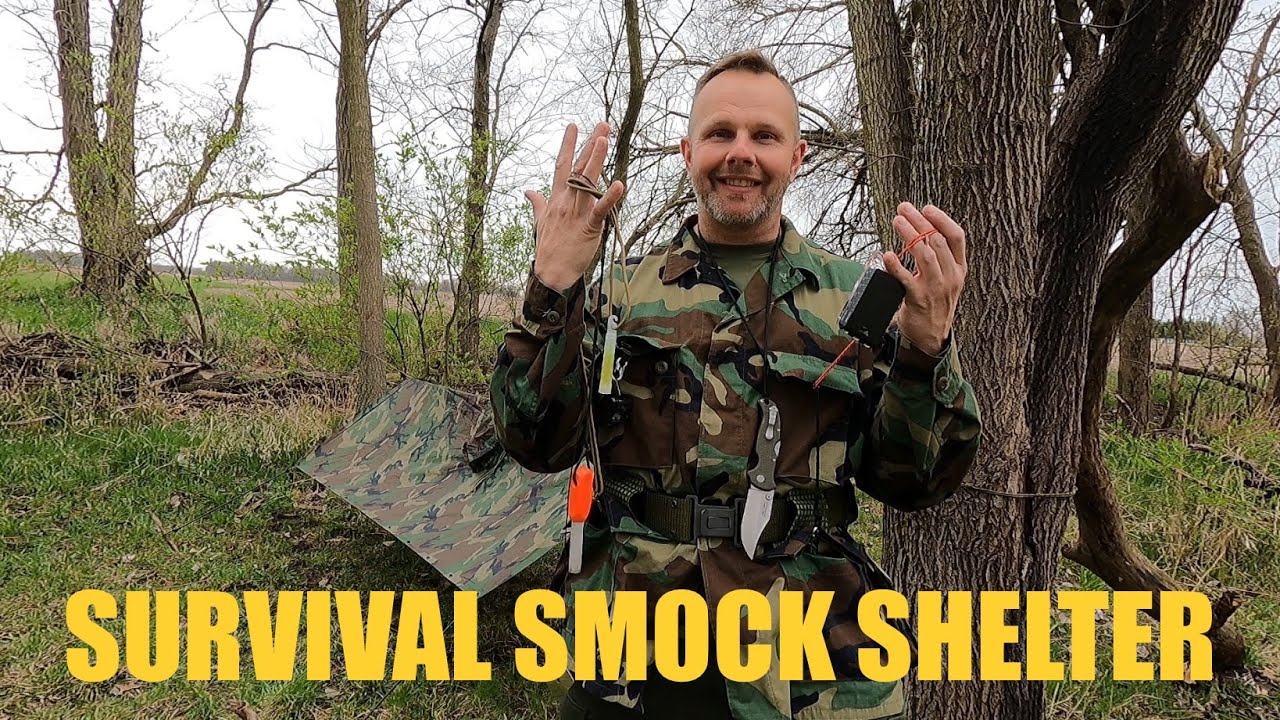 SURVIVAL SMOCK SHELTER SYSTEM SET-UP