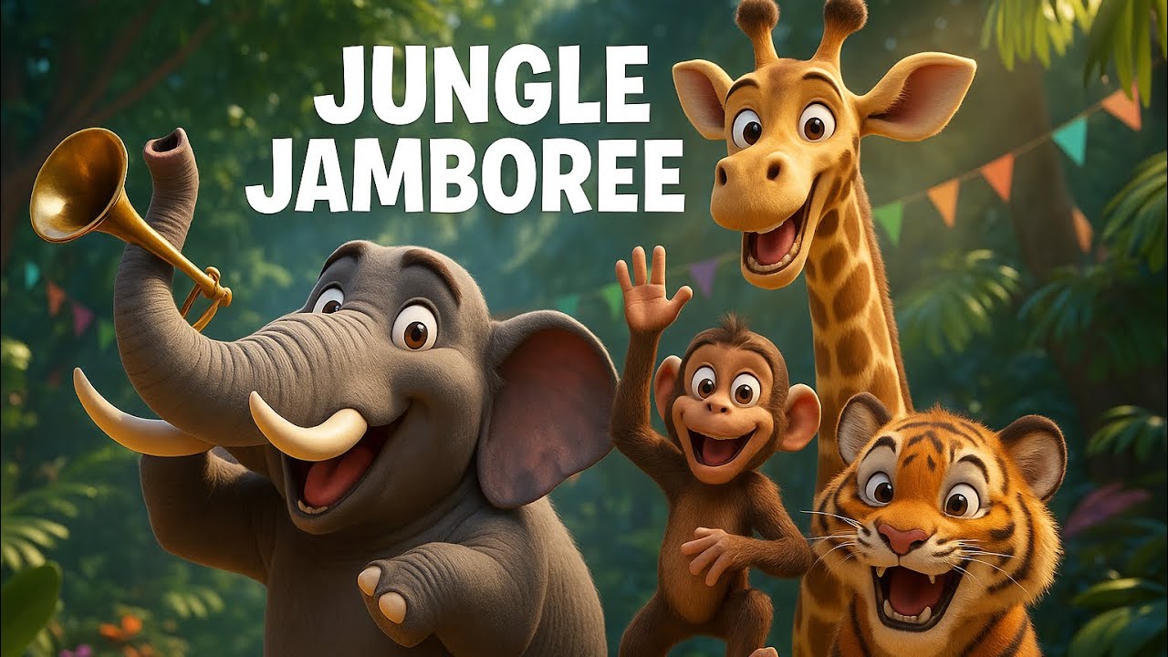 | जंगल जम्बूरी | Jungle Jamboree|Funny Jungle Story for Kids | Short Moral Story”