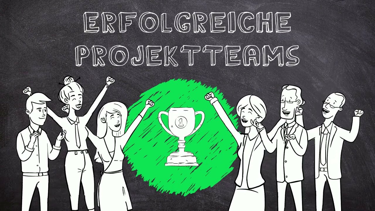 Wie stellt man ERFOLGREICHE PROJEKTTEAMS zusammen? | Projektmanagement einfach erkl&auml;rt | Lernvideo