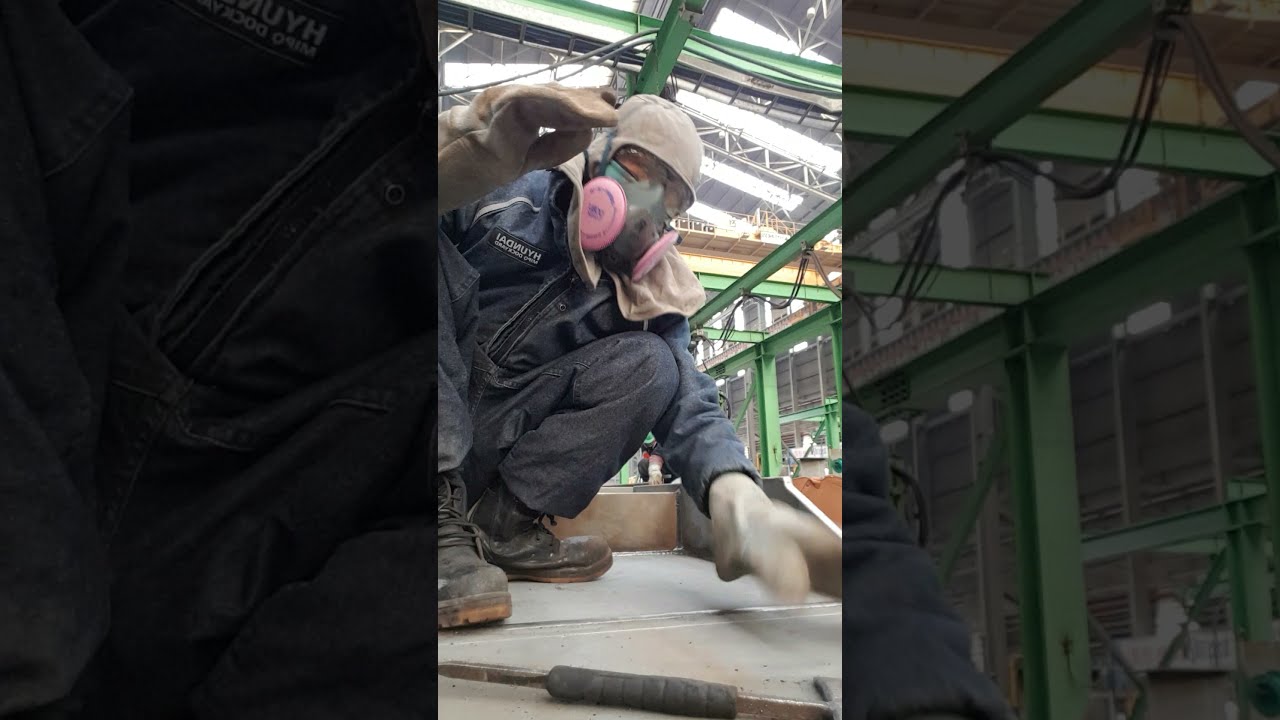Hyundai Mipo Korean company welding experience