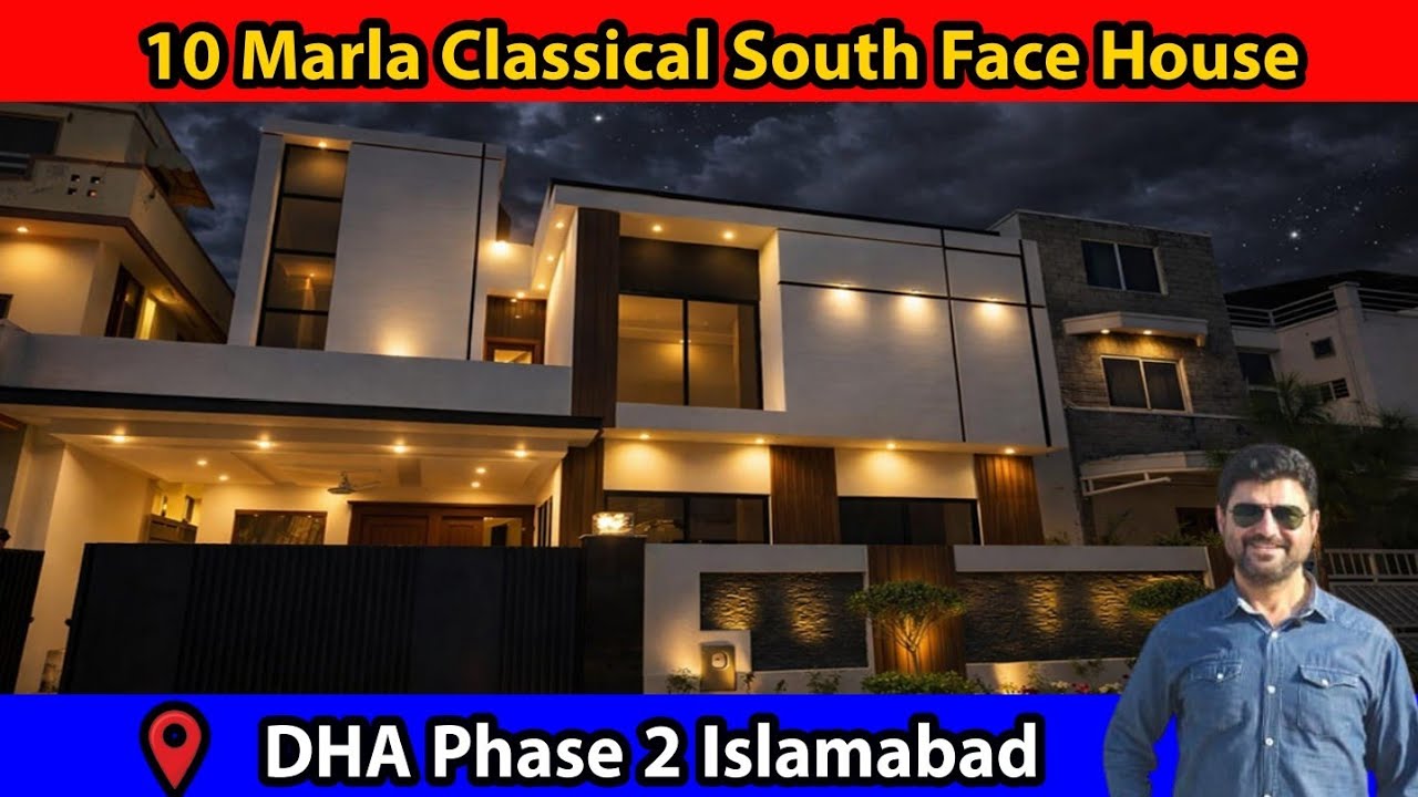 Elegant 10 Marla Modern Design House for Sale In DHA Phase 2 Islamabad 