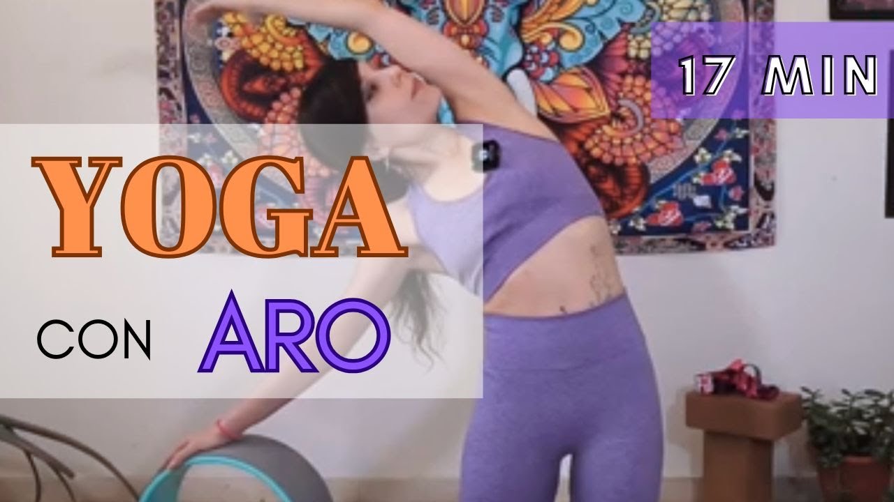 👉Como HACER YOGA con ARO o RUEDA | para TODO el CUERPO 🤸‍♂️