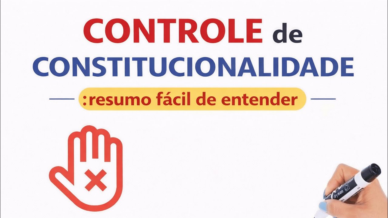 CONTROLE de CONSTITUCIONALIDADE:resumo fácil de entender