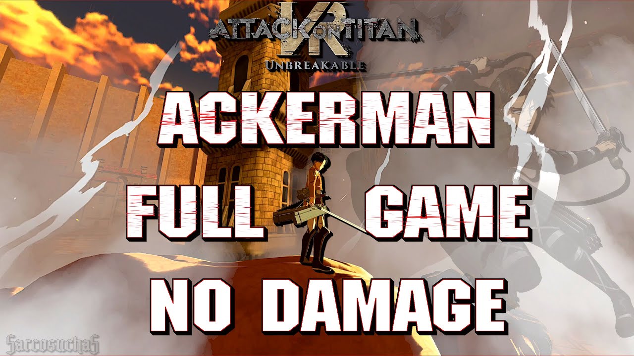 Attack on Titan VR Unbreakable - Сложность Аккермана - Без получения урона