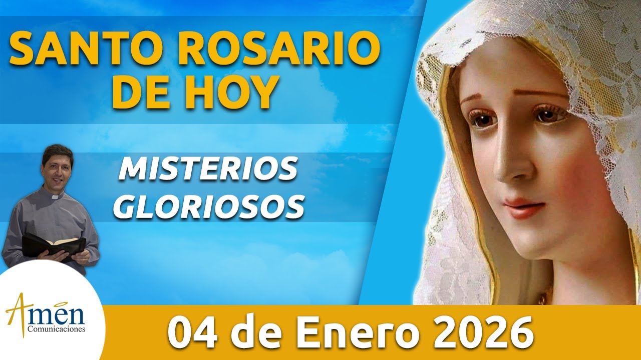 Santo Rosario de Hoy Domingo 4 Enero 2026  l Padre Carlos Yepes l Católica l Rosario l Amén