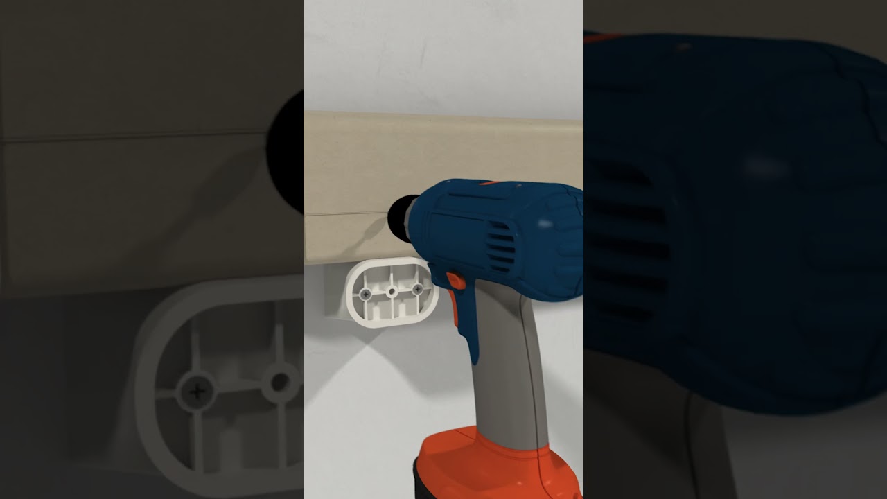 Installation of Guardian Handrail | Short form Tutorial | Yeoman Wall Protection  #diy #construction