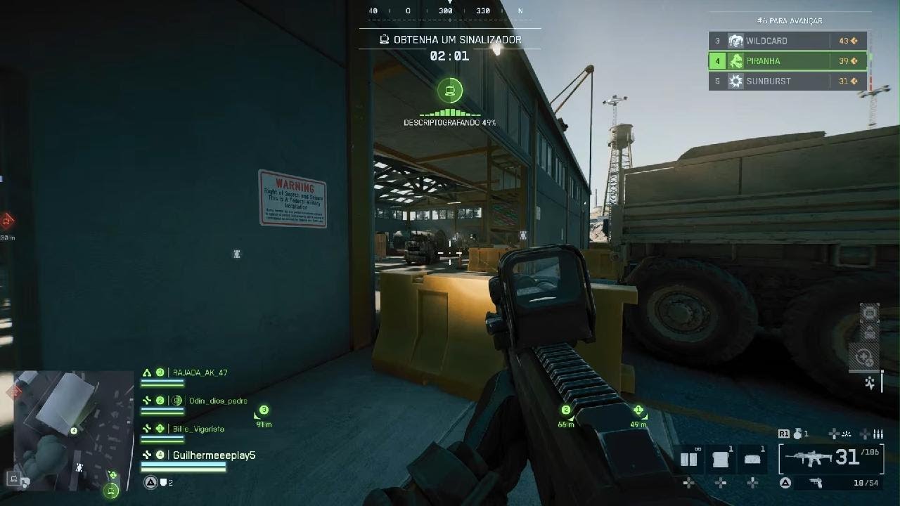 Battlefield 6 no PlayStation 5 Slim - tentando fazer uma kill
