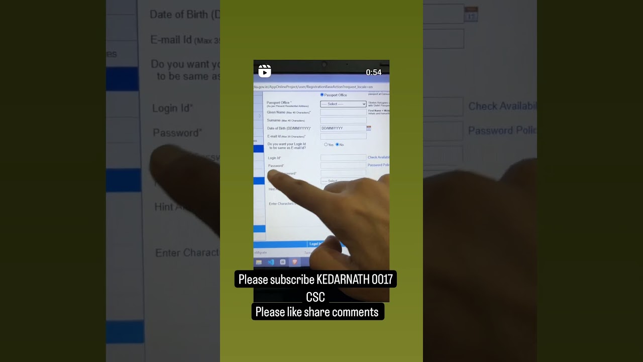 #passport #renewal & #reissue #new #application #csc all #tricks all types #forms #kedarnath0017csc