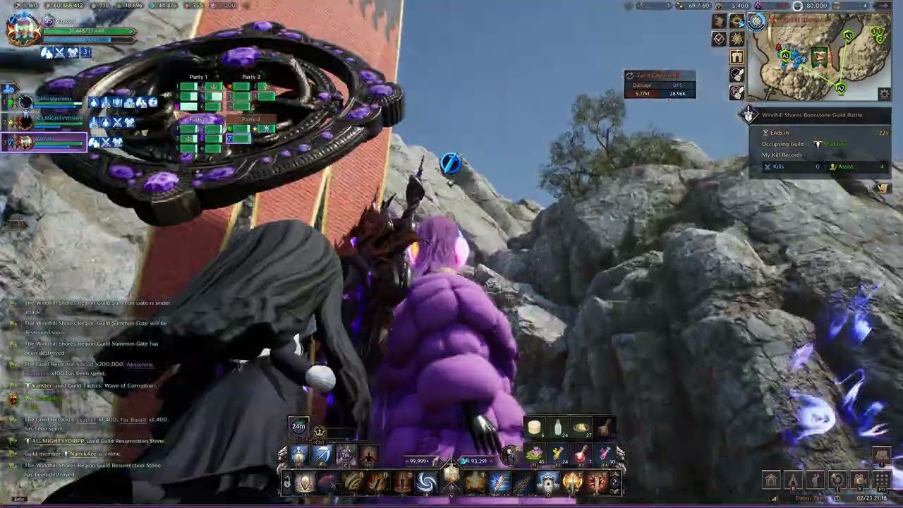 THRONE AND LIBERTY Boonstone Fight Mad Cow Vs MWA Round 2!
