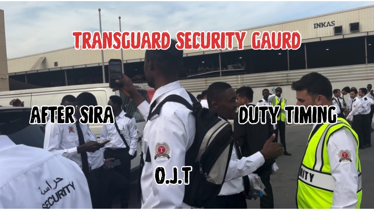 Transguard Security Gaurd After SIRA Test 