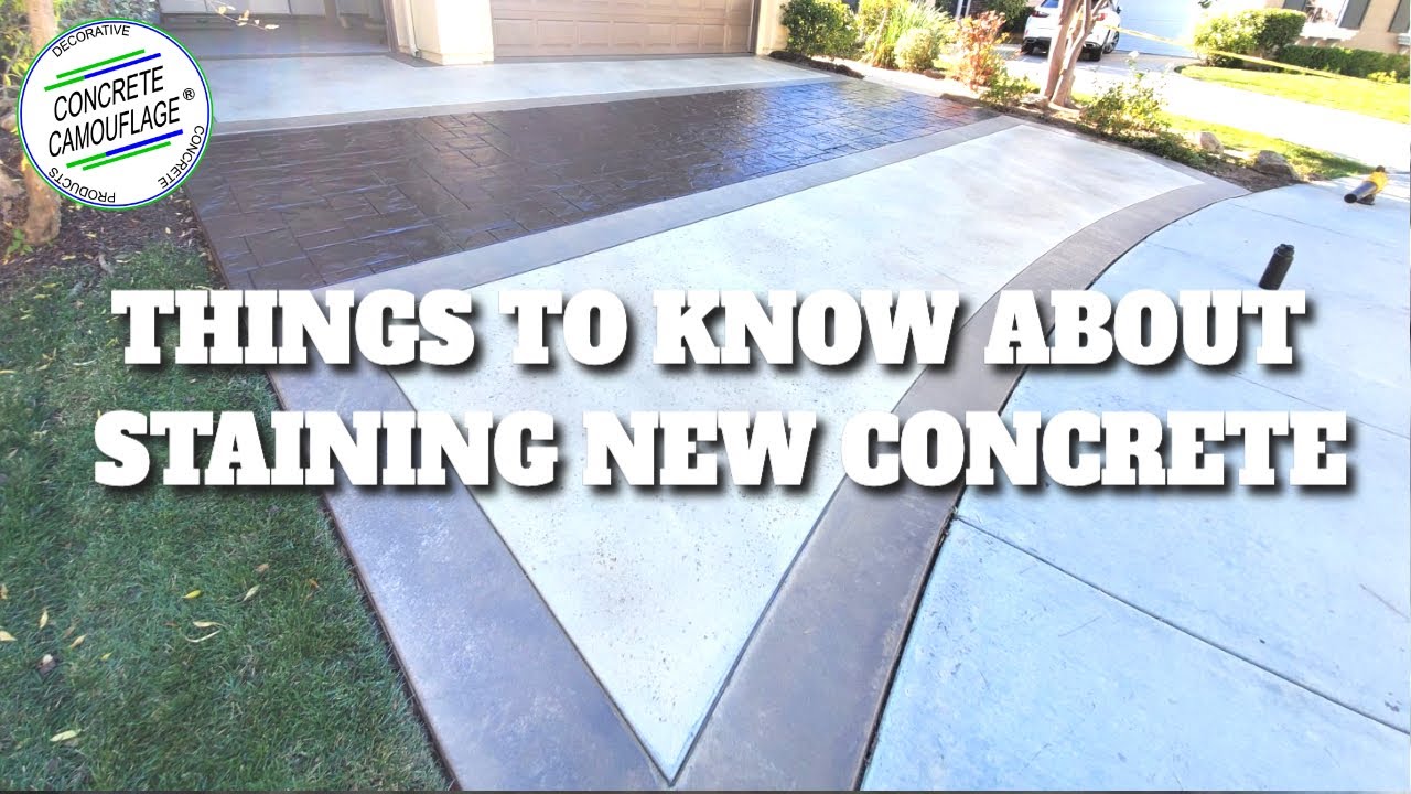 Important Things to Know About Acid Staining NEW Concrete [Part 2] | ConcreteCamouflage.com