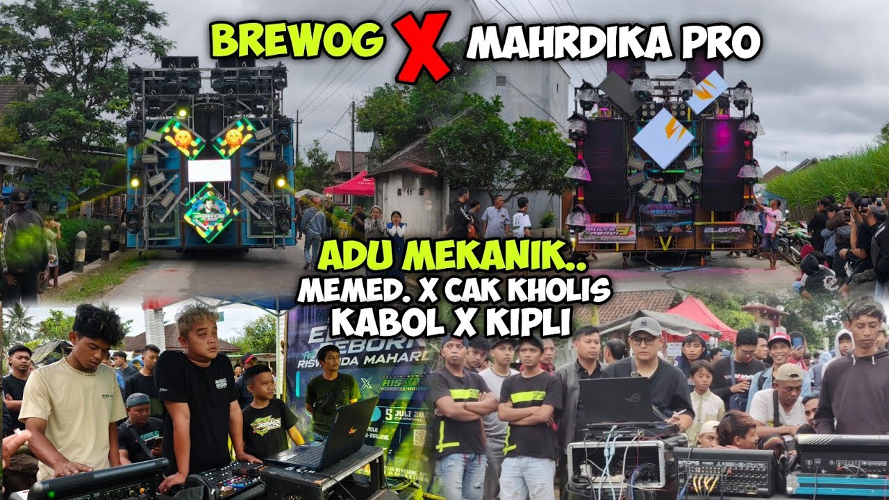 Adu Mekanik dimulai‼️Saling Setut BREWOG x MAHARDIKA PRO berhadapan gak ada 100 meter.