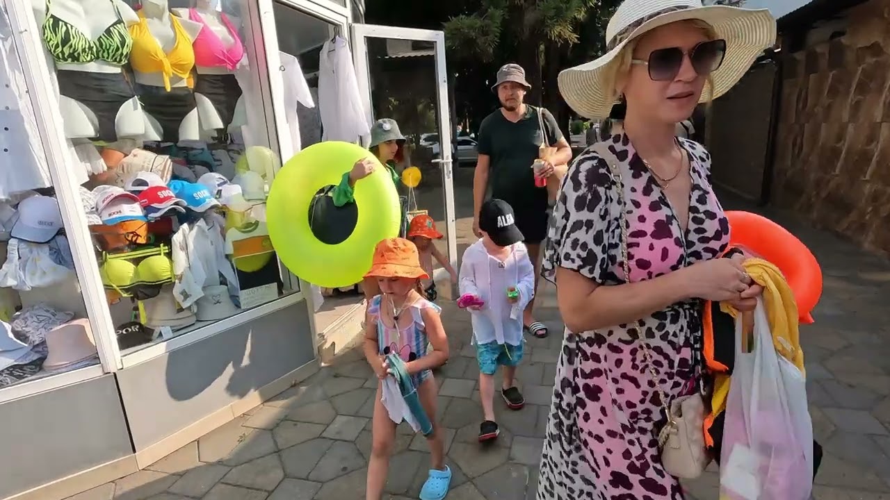 АДЛЕР 2024 улица Демократическая выход к МОРЮ НА ПЛЯЖ ЧАЙКА 🌞