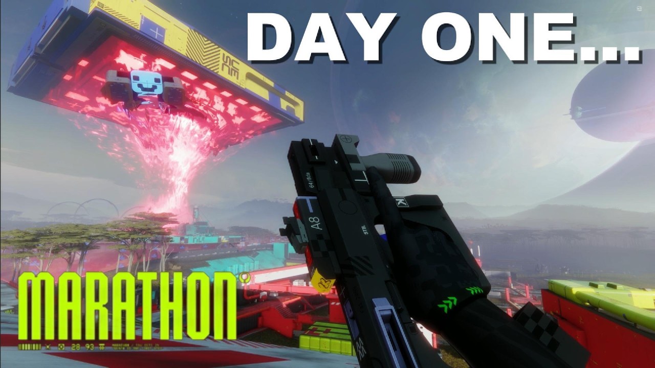 Marathon (first day after launch)