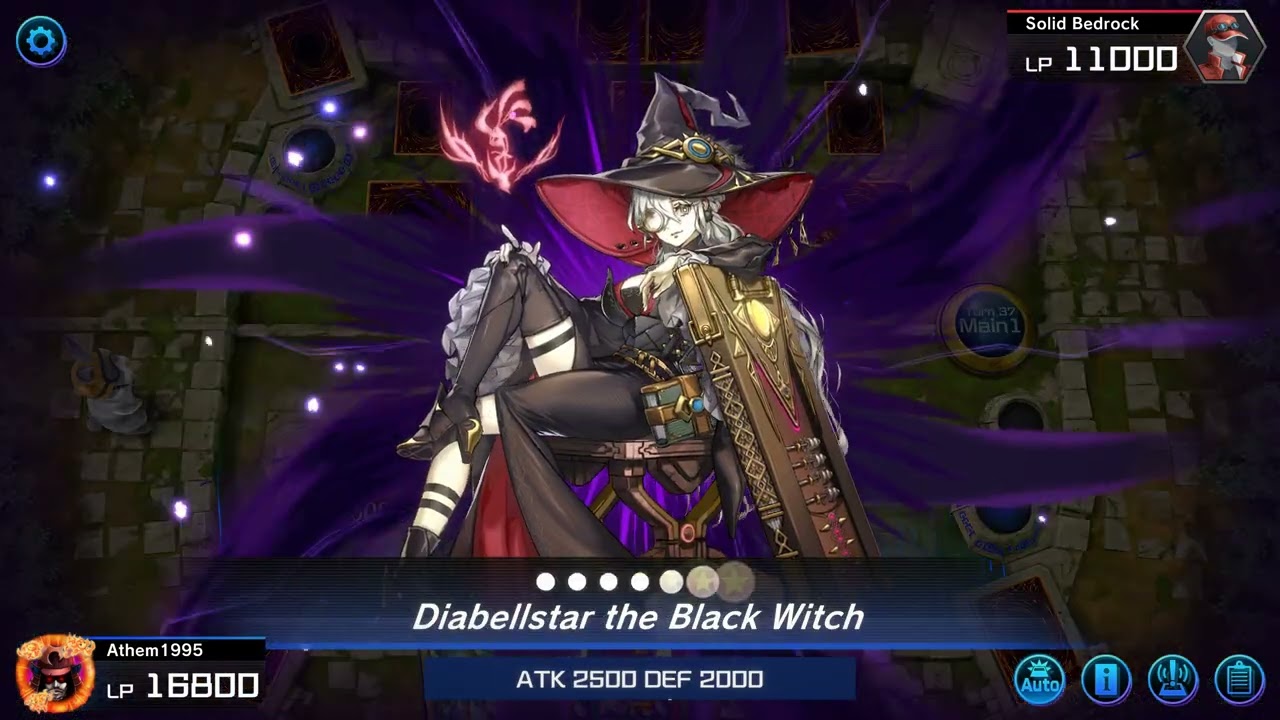 Diabellstar the Black Witch ART ALTERNATE New animation 4K Yugioh Master Duel 2.5.0