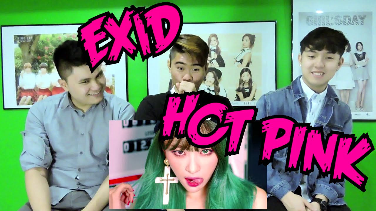 EXID - HOT PINK (Hot Pink) РЕАКЦИЯ НА MV (ЗАБАВНЫЕ ФАНБОЙЦЫ)