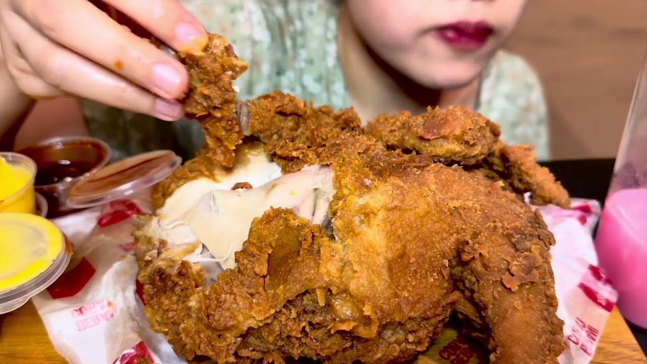 FAILED ASMR 😭 Whole Spicy Fried Chicken Challenge! SUPER CRUNCHY Sounds 🍗🔥