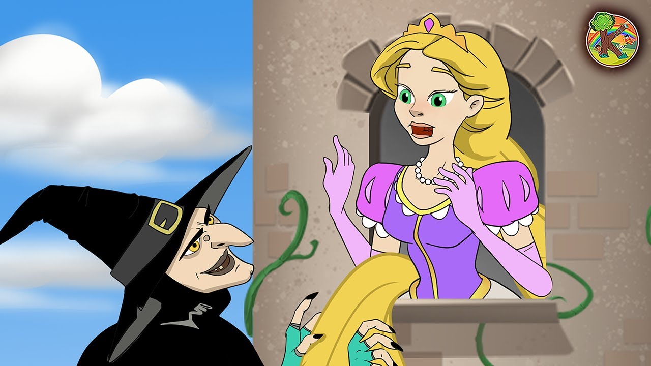 La Strega Visita Raperonzolo Nella Torre 🗼 👱🏻‍♀️ 😳 | Fiabe e Storie | KONDOSAN