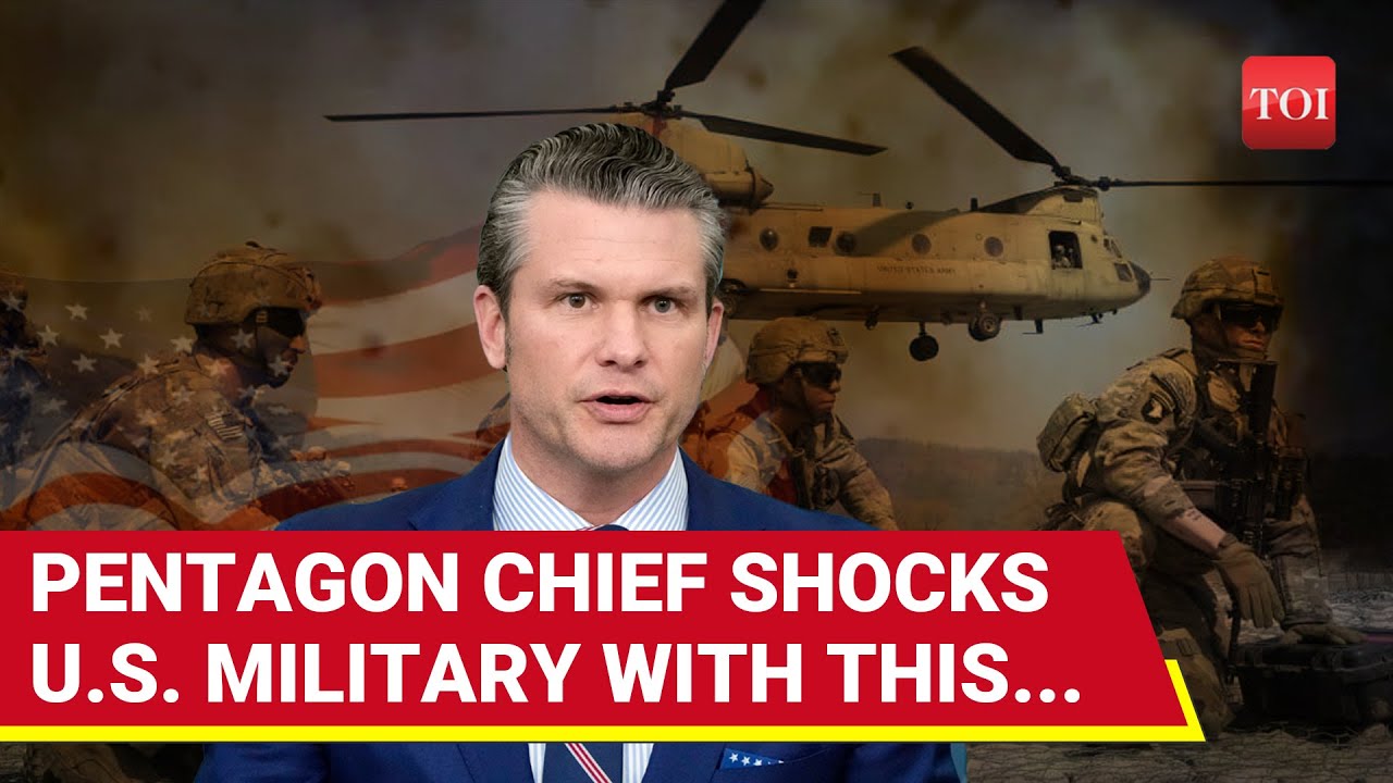 'Dumbest...': Pentagon's New Chief Opposes 'Diversity Drama' In U.S. Military | Hegseth Says...