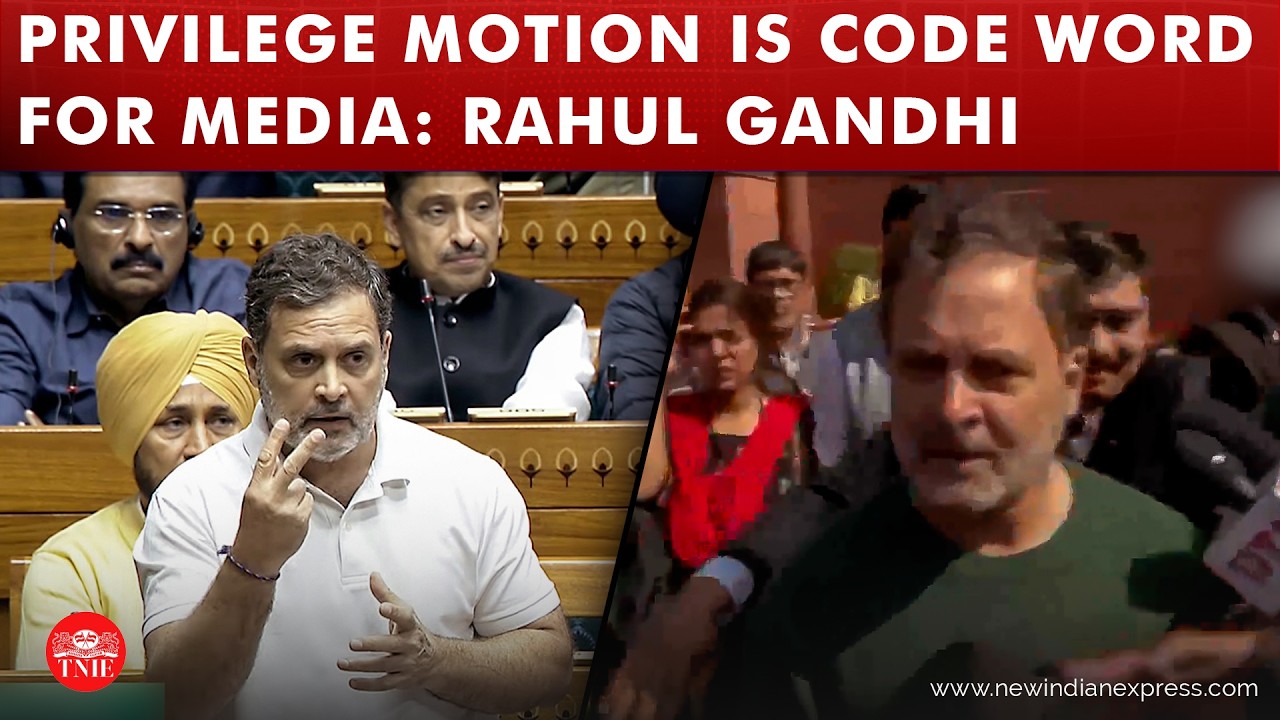 Atleast do your work?: Rahul Gandhi slams journalists after question on privilege motion