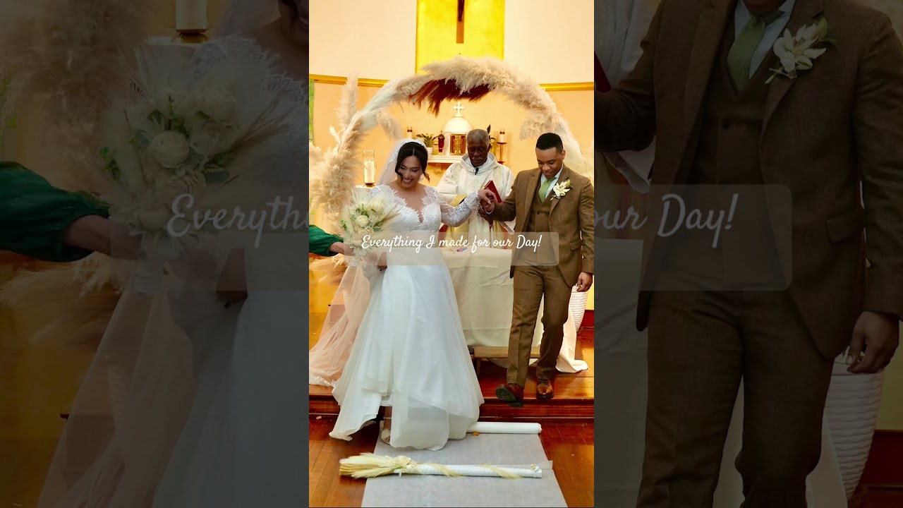 Took team work but a wedding on a budget is possible #weddingdocumentary #perfectwedding #weddingdiy