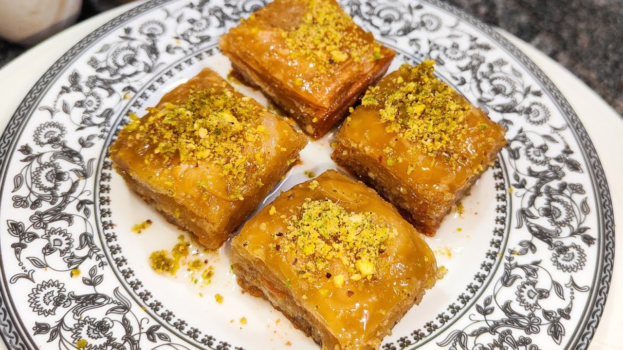 Baklava Recipe Without Oven||Turkish Baklava Recipe||Easiest Baklava Recipe||How To Make Baklava