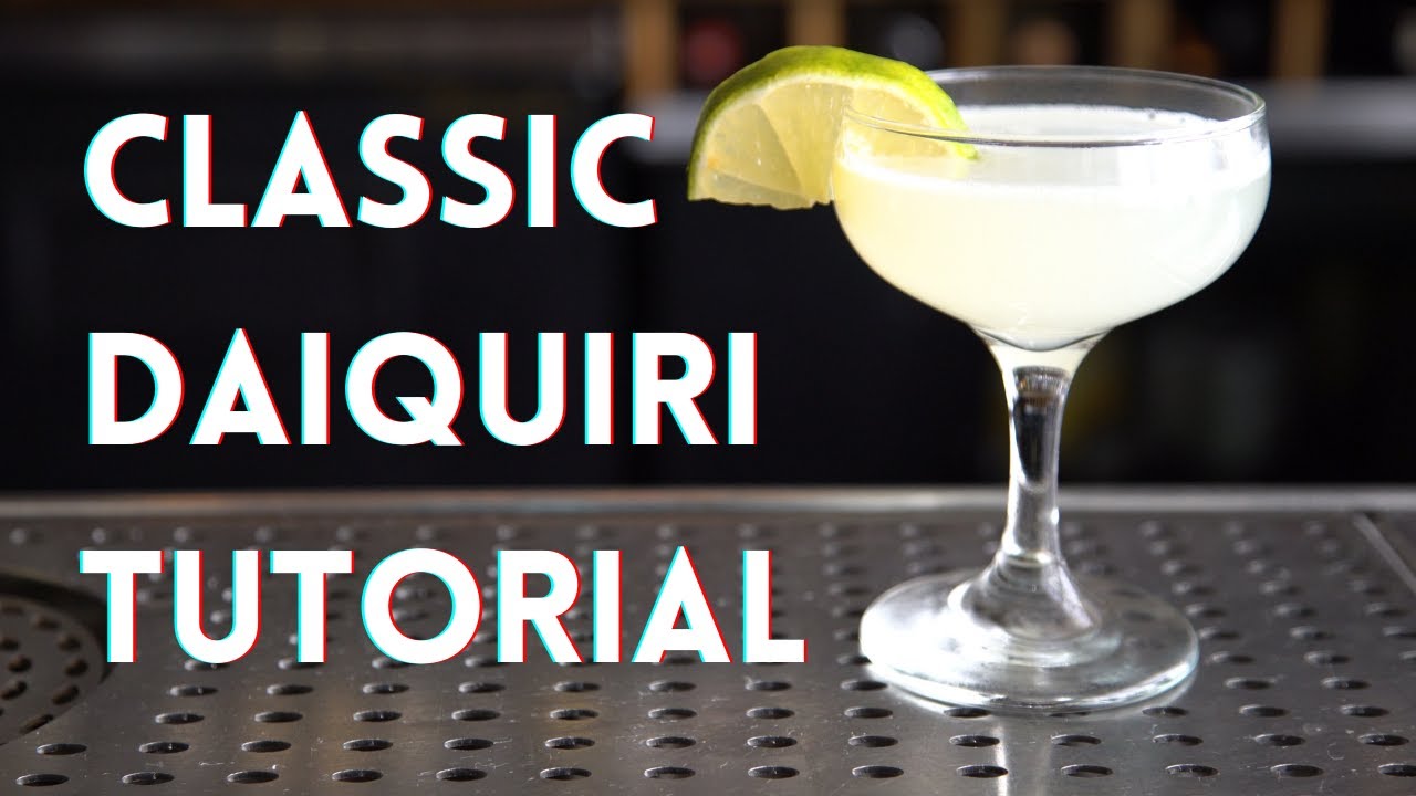 HOW TO MAKE A DAIQUIRI WITH JUST THREE INGREDIENTS!