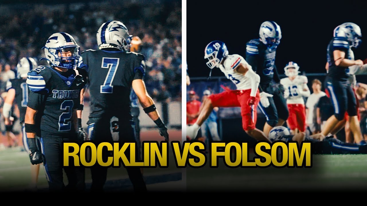 5-Star Ryder Lyons vs Nevada Commit | Folsom vs Rocklin—Did Rocklin Pull the Upset?! 🔥⚡