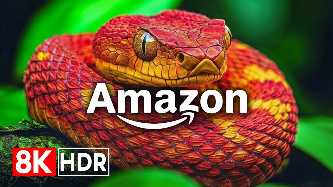 Amazon Rainforest in 8K HDR Dolby Vision 🌿 Wildlife  8K HDR 120fps