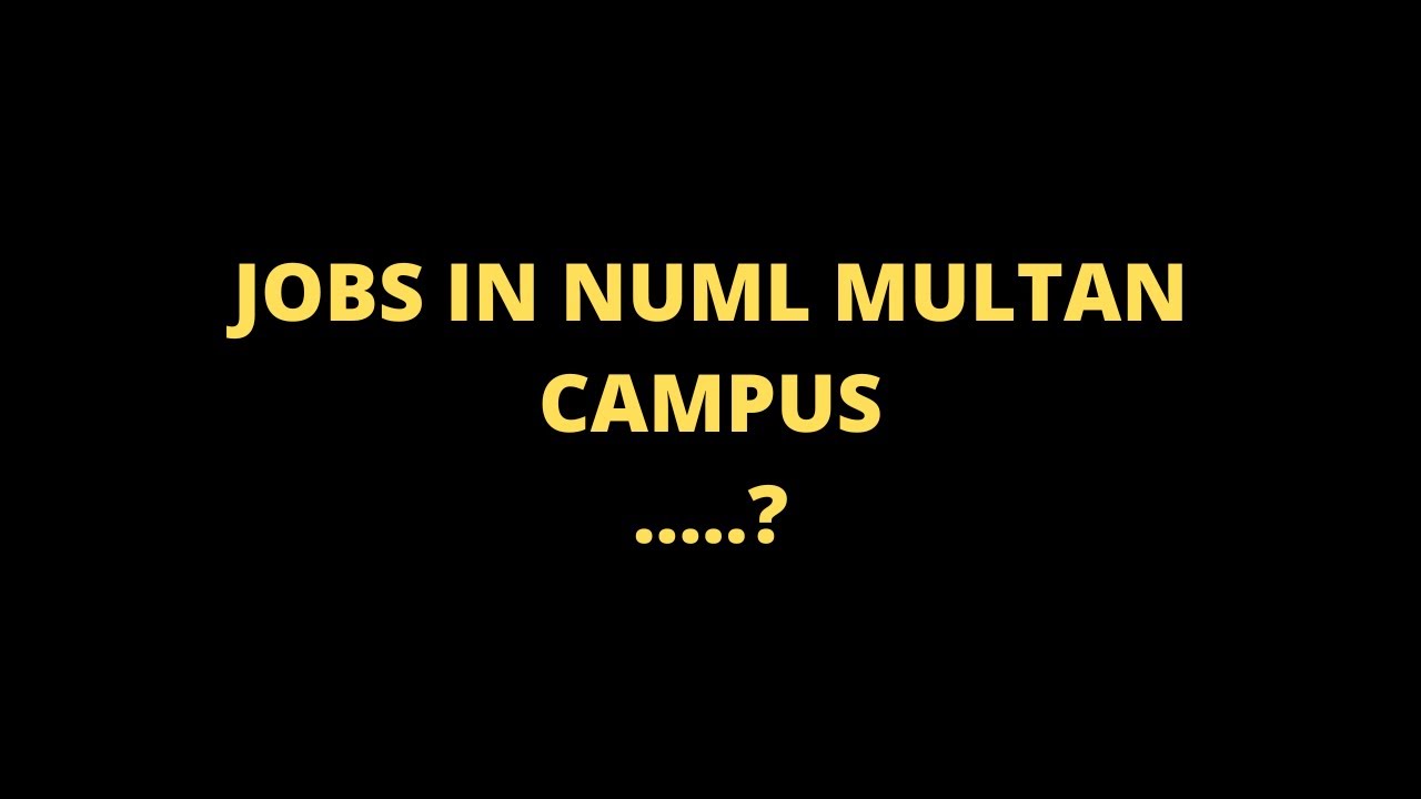 National university of modern languages jobs | numl jobs 2022 | latest jobs | jobs in Pakistan