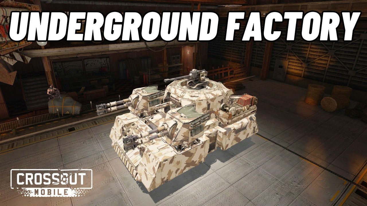 UNDERGROUND FACTORY: Incinerator, Kensei, Frame 8*3, Mastodon, Nagual &bull; Crossout Mobile